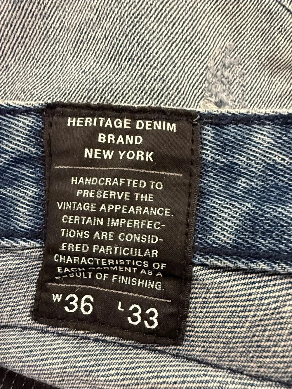 Cult of Individuality Slim Distressed Patchwork Rocker Grunge Men's Jeans 36x33